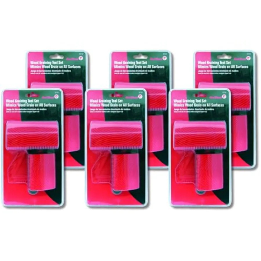 Red Devil 3710 Wood Graining Tool 6 Pack
Red Devil 3710 Wood Graining Tool 6 Pack
