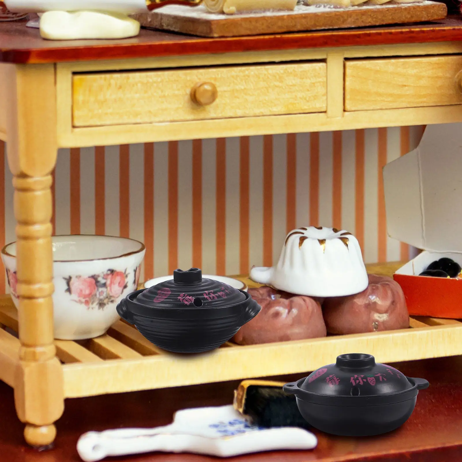 10Pcs Miniature Casserole Pot Set PVC Mini House Kitchen Accessories for Dollhouse Decoration Small Lightweight Decorative
10Pcs Miniature Casserole Pot Set PVC Mini House Kitchen Accessories for Dollhouse Decoration Small Lightweight Decorative