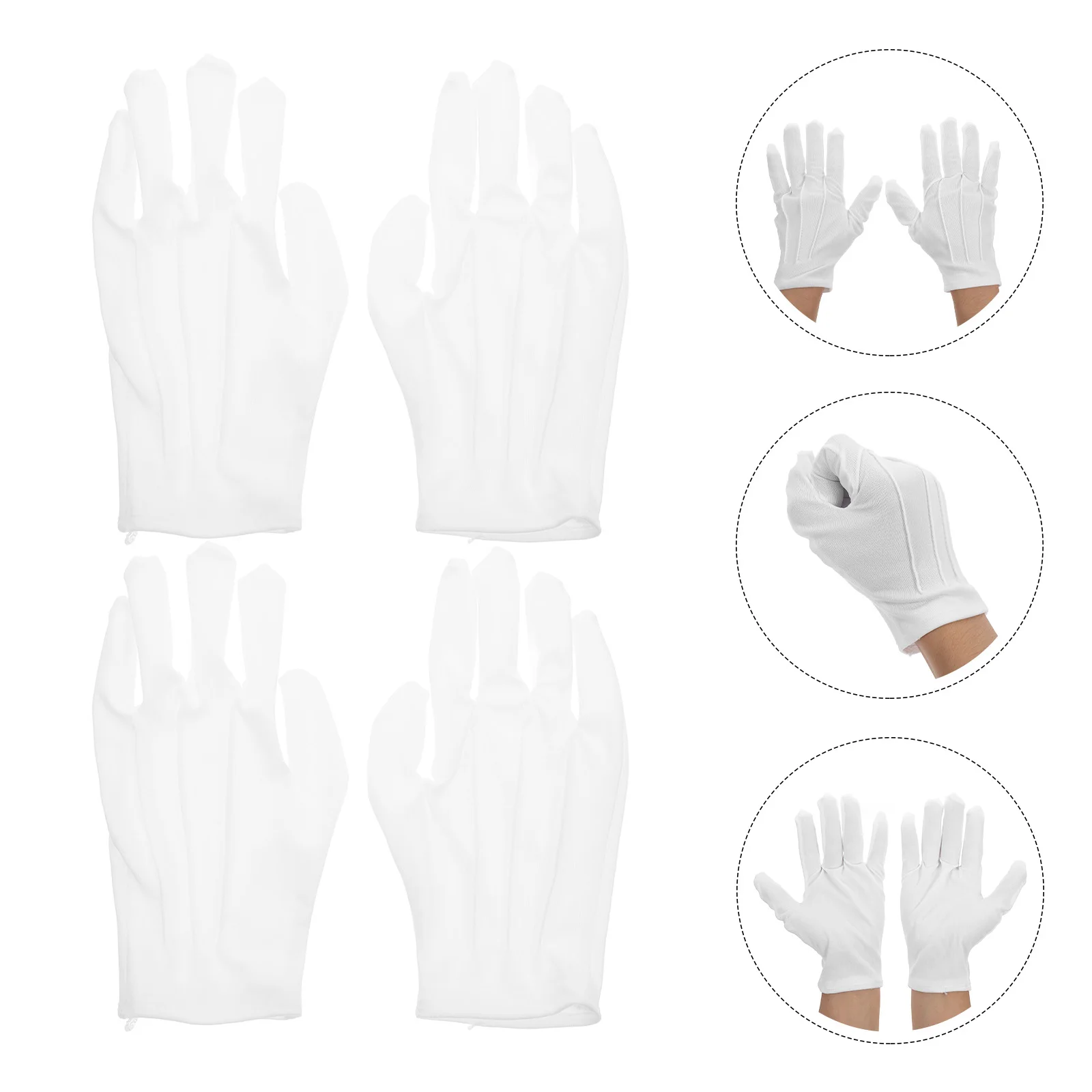 10 Pairs Shockproof Dustproof Etiquette Gloves Woman Polyester Anti-vibration Work
10 Pairs Shockproof Dustproof Etiquette Gloves Woman Polyester Anti-vibration Work