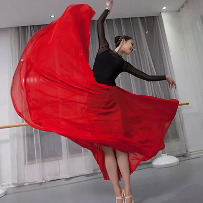 360 Long Dance Skirt Women Skirt Dance Practice Long Big Swing Skirt Gradient Color Performance Skirt Lady Belly Skirt Dress
360 Long Dance Skirt Women Skirt Dance Practice Long Big Swing Skirt Gradient Color Performance Skirt Lady Belly Skirt Dress