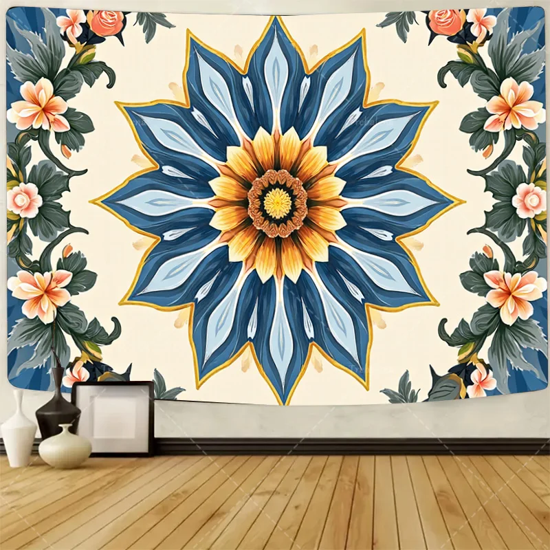1шт настенный гобелен "Цветочный гобелен в стиле бохо с рисунком подсолнечника для декора стен"
1шт настенный гобелен "Цветочный гобелен в стиле бохо с рисунком подсолнечника для декора стен"