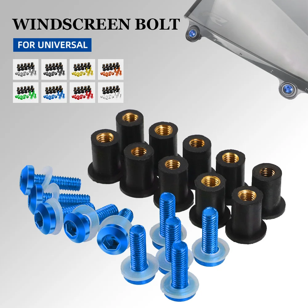 For BMW F650GS F800GS F800R R1200R R1200GS S1000R S1000XR K1300R R nine T Scrambler F900XR 5mm 10PCS Windshield Deflectors Bolts
For BMW F650GS F800GS F800R R1200R R1200GS S1000R S1000XR K1300R R nine T Scrambler F900XR 5mm 10PCS Windshield Deflectors Bolts