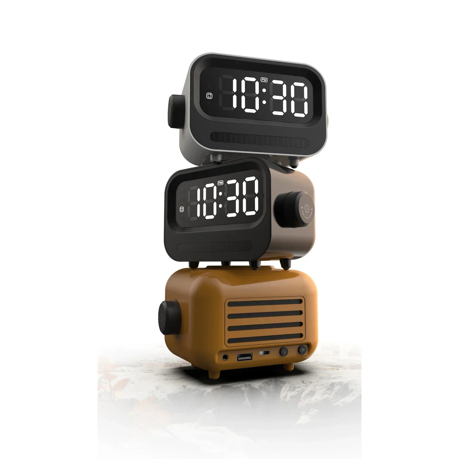 Digital LED Mirror Alarm Clock Wireless Bluetooth Speaker Portable Mini Speaker USB Charging Music Player
Digital LED Mirror Alarm Clock Wireless Bluetooth Speaker Portable Mini Speaker USB Charging Music Player