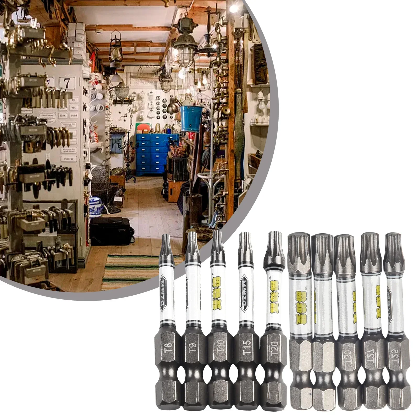 10pcs Screwdriver Bit Set Magnetic The Cross Hexagonal Torx With 10 Holes Bit Holder Tool Accessories And Parts
10pcs Screwdriver Bit Set Magnetic The Cross Hexagonal Torx With 10 Holes Bit Holder Tool Accessories And Parts