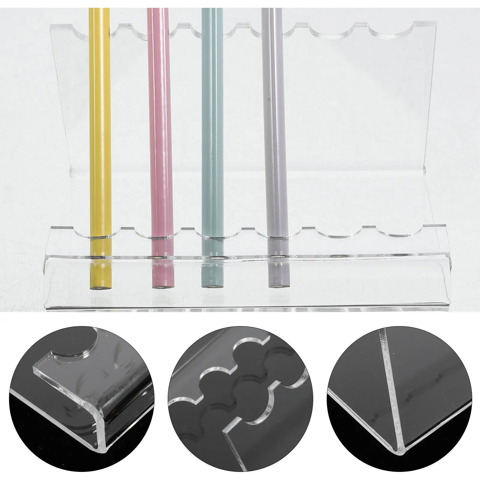 Acrylic Pen Stand Display Holder Fountain Ballpoint Eyebrow Pencil Organizer Rack Makeup Brush Storage Rack Pen Holder
Acrylic Pen Stand Display Holder Fountain Ballpoint Eyebrow Pencil Organizer Rack Makeup Brush Storage Rack Pen Holder