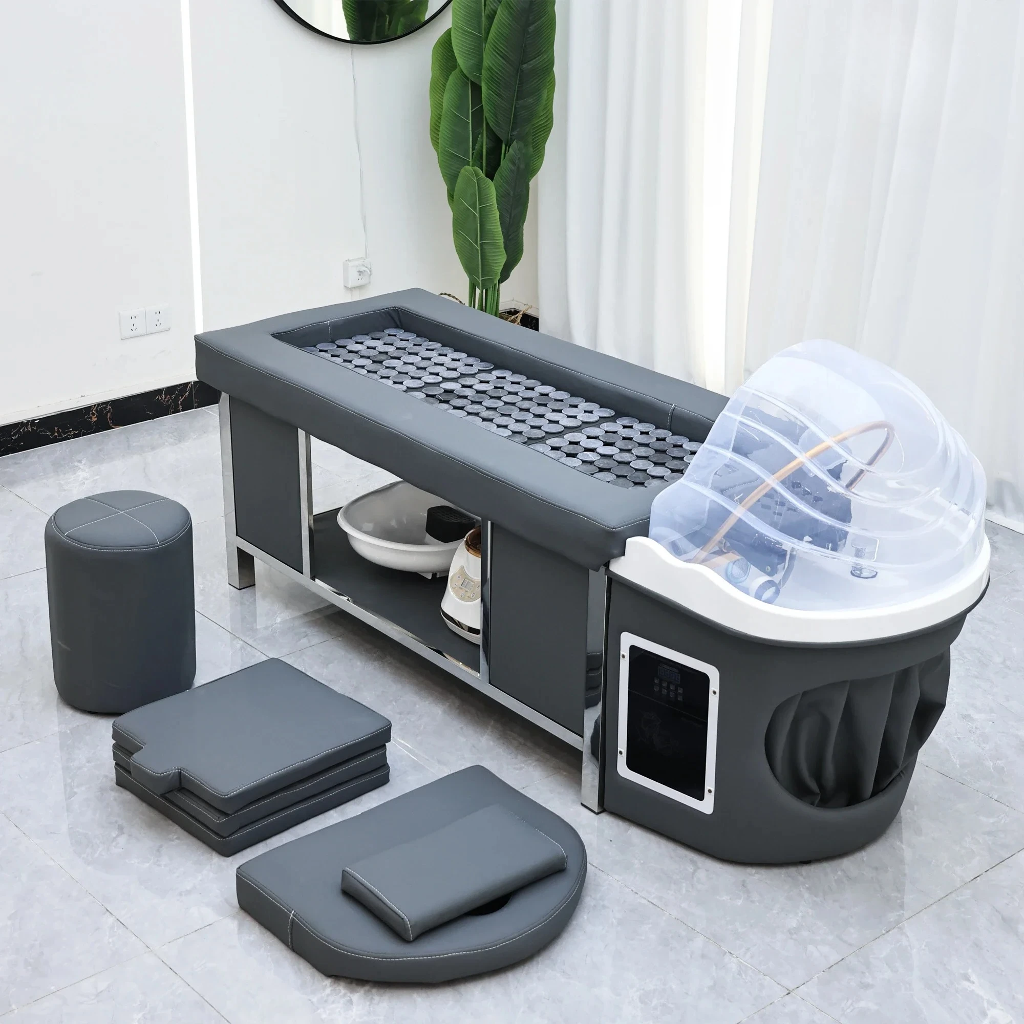 Moxibustion Thai Style Flat Hair Washing Bed, Health Center Hair Washing Bed Integrated Molding, Head Therapy and Wash Care
Moxibustion Thai Style Flat Hair Washing Bed, Health Center Hair Washing Bed Integrated Molding, Head Therapy and Wash Care