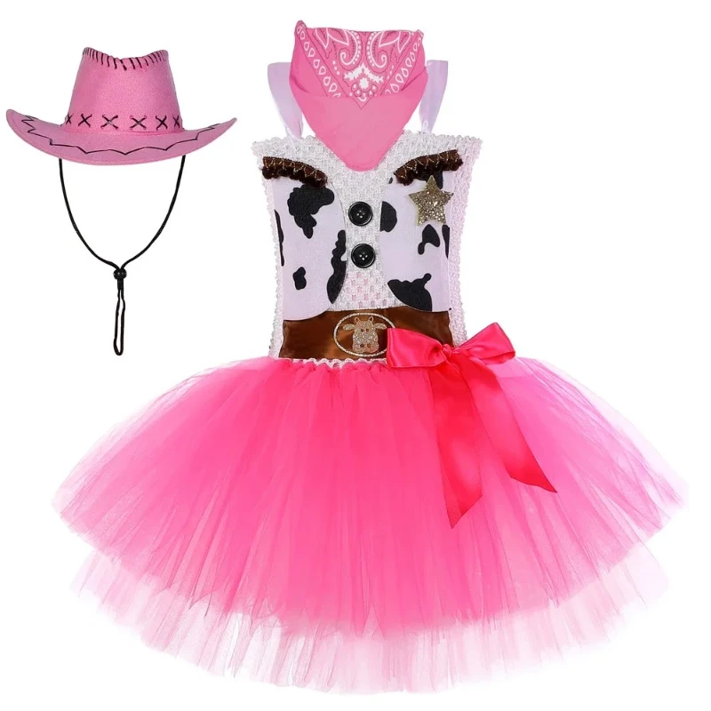 Cowgirl Jessie Costumes for Girls Holiday Party Tutu Princess Dress Outfit Cowboy Woody Halloween Costume for Kids Fancy Clothes
Cowgirl Jessie Costumes for Girls Holiday Party Tutu Princess Dress Outfit Cowboy Woody Halloween Costume for Kids Fancy Clothes