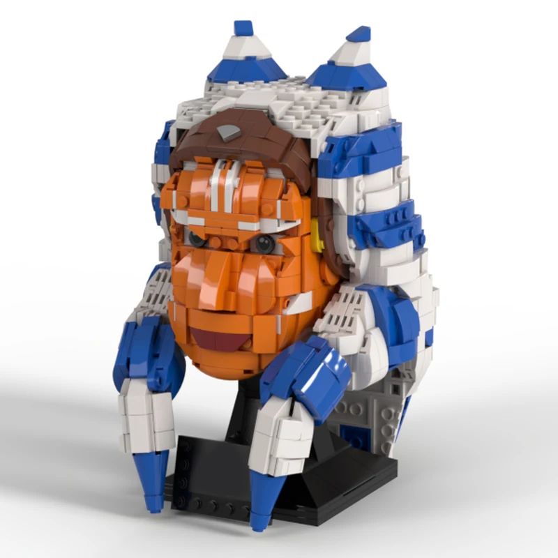 1123pcs Moc Star Battle Ahsoka Tano Head Helmet Collection Building Blocks Creative Assembly Bricks Toys Kids Christmas Gifts
1123pcs Moc Star Battle Ahsoka Tano Head Helmet Collection Building Blocks Creative Assembly Bricks Toys Kids Christmas Gifts