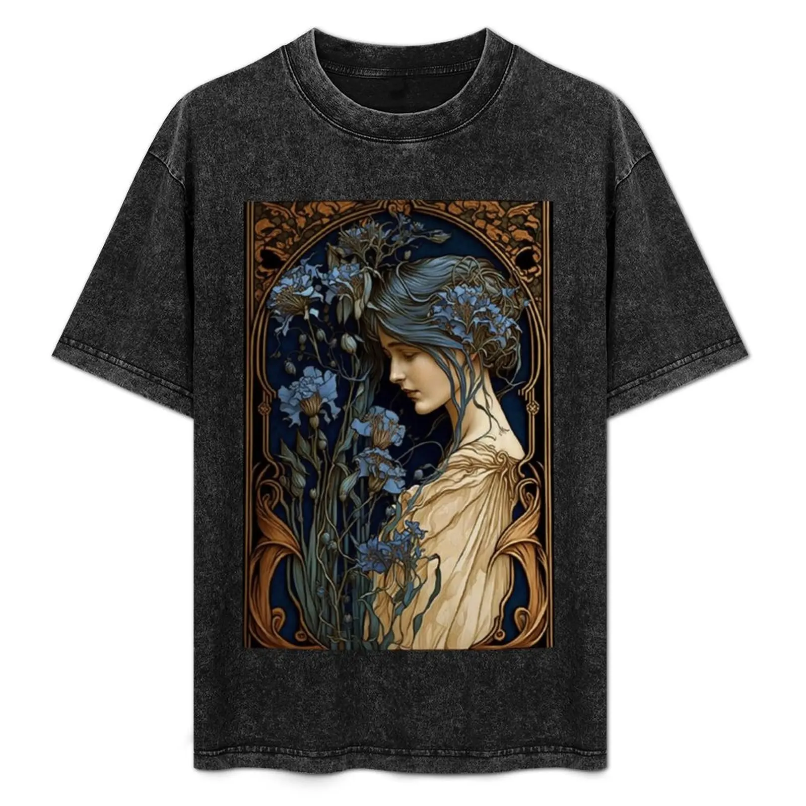 Cornflowers and Gold - Art Nouveau T-Shirt custom t shirt Luxury man anime figures t shirts men
Cornflowers and Gold - Art Nouveau T-Shirt custom t shirt Luxury man anime figures t shirts men