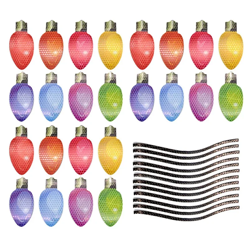 Christmas Decoration Car Sticker Magnetic Decal Light Bulb Santa Claus Snowman Refrigerator Magnets Reflective Sticker Car Decor 
Christmas Decoration Car Sticker Magnetic Decal Light Bulb Santa Claus Snowman Refrigerator Magnets Reflective Sticker Car Decor