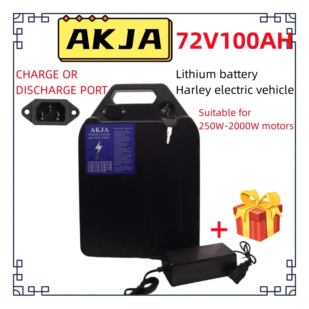 Air fast transportation New Full Capacity Power 18650 Lithium Battery 72V20ah-100ah Lithium Battery Pack Suitable for 250-2000W
Air fast transportation New Full Capacity Power 18650 Lithium Battery 72V20ah-100ah Lithium Battery Pack Suitable for 250-2000W