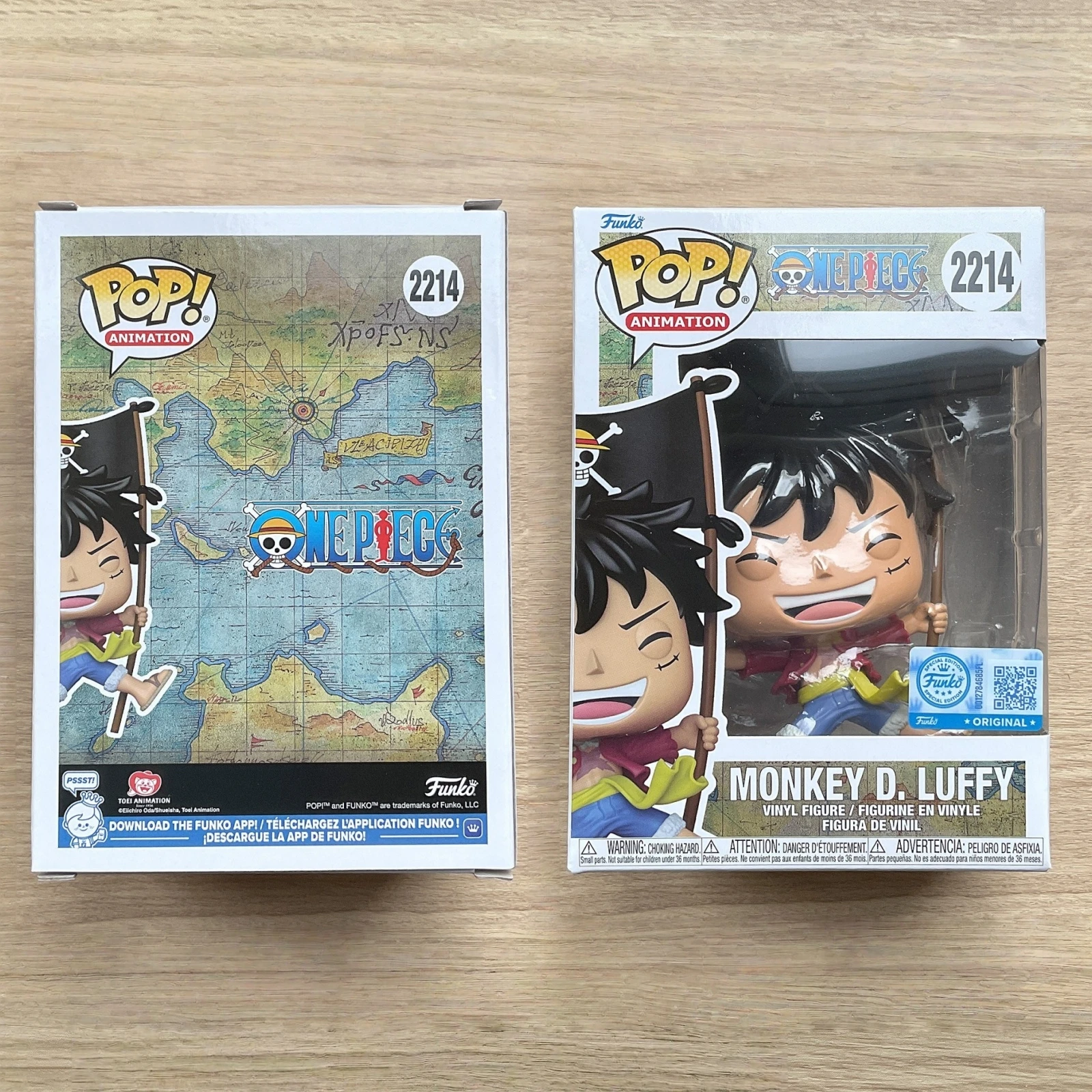 One Piece Monkey D Luffy with Flag Figure #2214 Funko Pop! Official Licensed Collectible Limited Edition Statue Gift for Fans
One Piece Monkey D Luffy with Flag Figure #2214 Funko Pop! Official Licensed Collectible Limited Edition Statue Gift for Fans