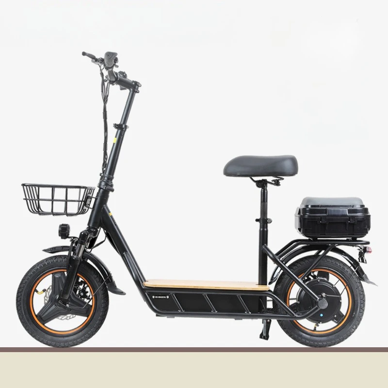 14" Folding Electric Scooter for Adults – Portable 2-Wheel Commuter with Rear Trunk & Seat, Foldable E-Scooter
14" Folding Electric Scooter for Adults – Portable 2-Wheel Commuter with Rear Trunk & Seat, Foldable E-Scooter