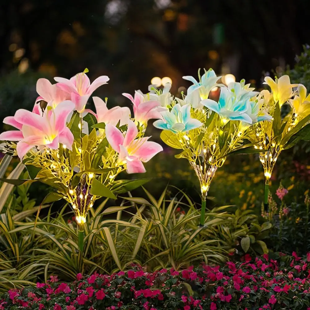 1PC Solar Garden Lights Outdoor Lily Flower Lights Solar Lilies Waterproof for Garden Decor Yard Patio, Gifts for Women Mom
1PC Solar Garden Lights Outdoor Lily Flower Lights Solar Lilies Waterproof for Garden Decor Yard Patio, Gifts for Women Mom
