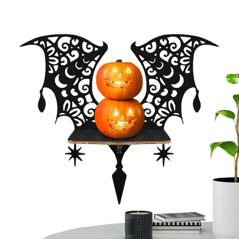 Полка летучая мышь, Готическая полка, деревянные плавучие полки, ужасные настенные полки для хранения, практичный настенный дисплей для Кабинета
Полка летучая мышь, Готическая полка, деревянные плавучие полки, ужасные настенные полки для хранения, практичный настенный дисплей для Кабинета