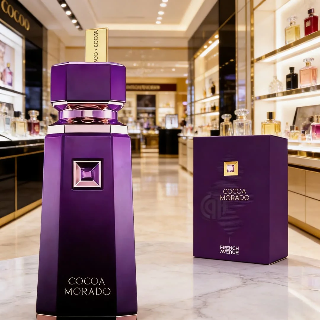 Cocoa Morado perfume Amethyst gem bottle body, cocoa wood tone, full of luxury and tenderness
Cocoa Morado perfume Amethyst gem bottle body, cocoa wood tone, full of luxury and tenderness