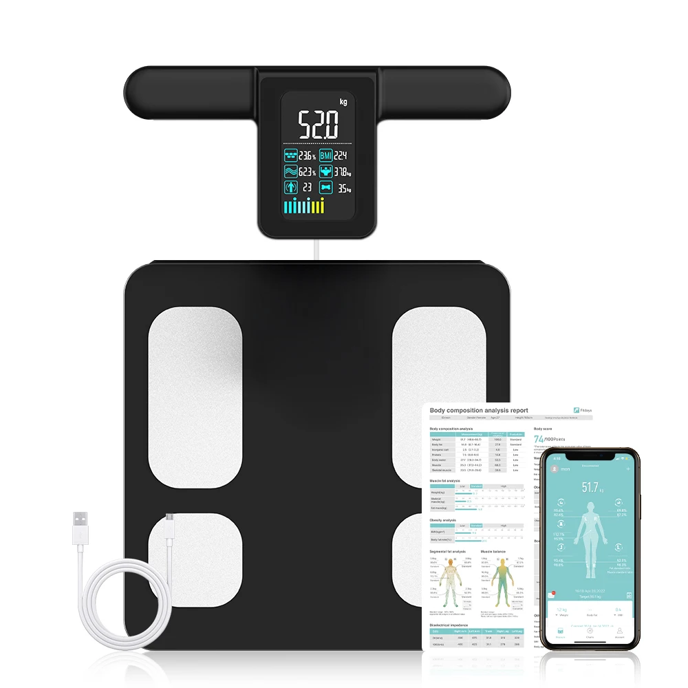 8-Electrode Digital Smart Scale for Body Weight FSA&HSA Eligible with BMI Body Fat Muscle Mass Analyzer Bathroom Scale
8-Electrode Digital Smart Scale for Body Weight FSA&HSA Eligible with BMI Body Fat Muscle Mass Analyzer Bathroom Scale