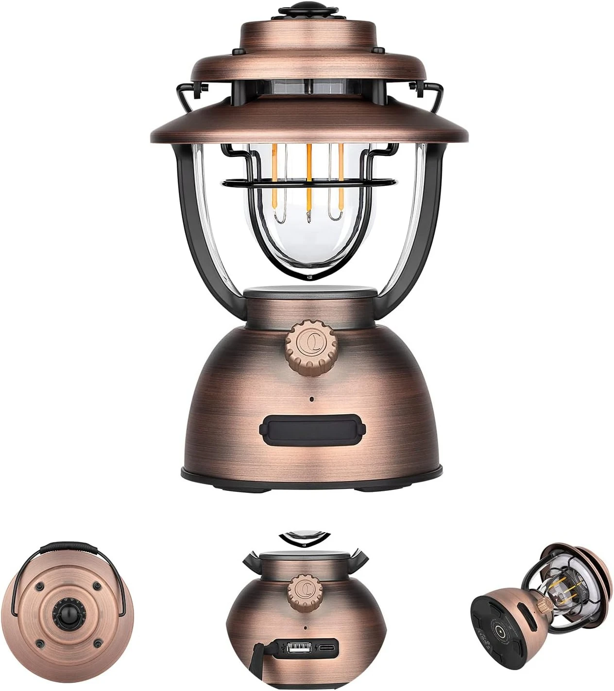c 2 Pro Camping Lantern, 300 Lumens LED Rechargeable Lamp Flashlight with Dual Light Sources for Hurricane, Emergency, Hiking
c 2 Pro Camping Lantern, 300 Lumens LED Rechargeable Lamp Flashlight with Dual Light Sources for Hurricane, Emergency, Hiking