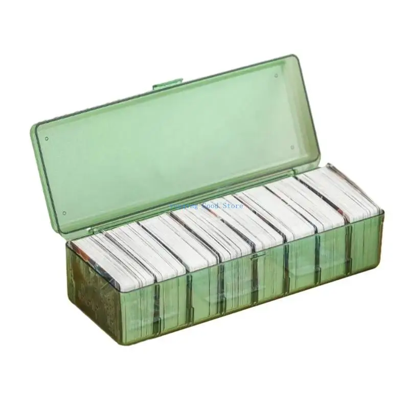 N58B Plastic Card Divider Box Playing Card Storage Box Clear Card Deck Case Organizers Trading Card Collection Card Box
N58B Plastic Card Divider Box Playing Card Storage Box Clear Card Deck Case Organizers Trading Card Collection Card Box