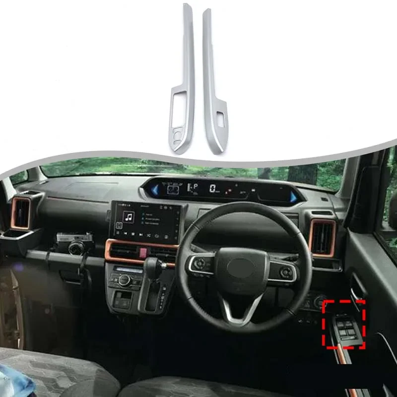 For 2020-2023 Dafa Tanto glass lifting frame, window lifting button decorative frame, interior modification ABS silver 2pcs
For 2020-2023 Dafa Tanto glass lifting frame, window lifting button decorative frame, interior modification ABS silver 2pcs