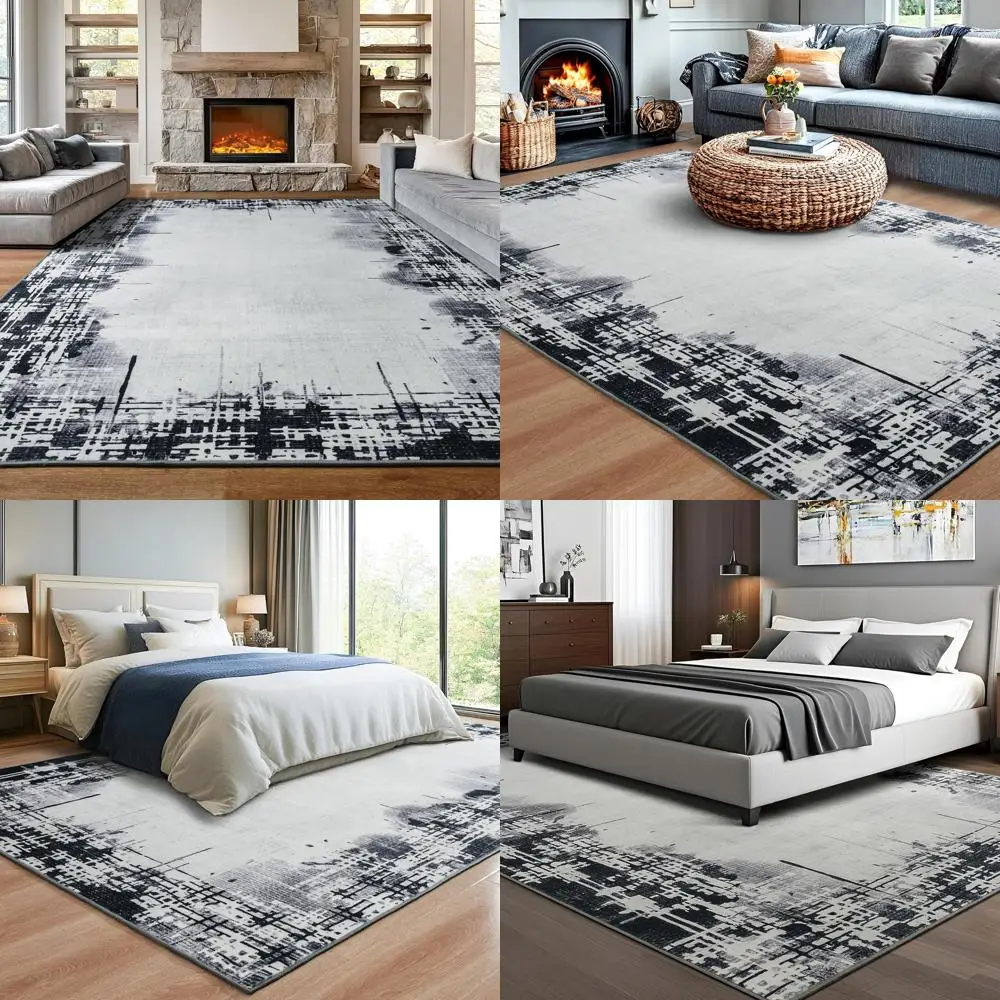Abstract 8x10 Rug, Machine Washable, Non-Slip Soft Carpet for Living & Dining Rooms
Abstract 8x10 Rug, Machine Washable, Non-Slip Soft Carpet for Living & Dining Rooms