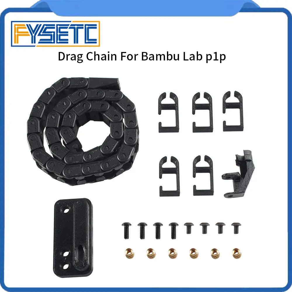 Цепь для фрикциона для Bambu Lab p1p, черная открывающаяся проволочная цепь, высококачественные детали для 3D-принтера
Цепь для фрикциона для Bambu Lab p1p, черная открывающаяся проволочная цепь, высококачественные детали для 3D-принтера