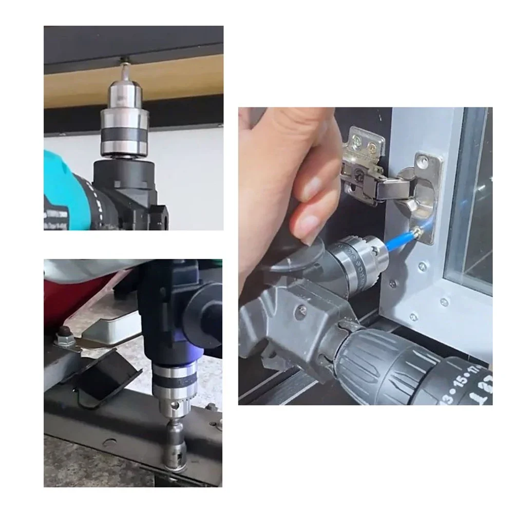 2026 120x100mm Right Angle Drill Adapter 90 Degree Three Jaw Chuck Corner Bend Extension With 6 Bits For Tight Spaces
2026 120x100mm Right Angle Drill Adapter 90 Degree Three Jaw Chuck Corner Bend Extension With 6 Bits For Tight Spaces