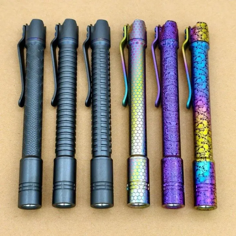 Reylight MK II- Ti-Anodized Penlight Brand Customization EDC Torch Light Special Flashlights 
Reylight MK II- Ti-Anodized Penlight Brand Customization EDC Torch Light Special Flashlights