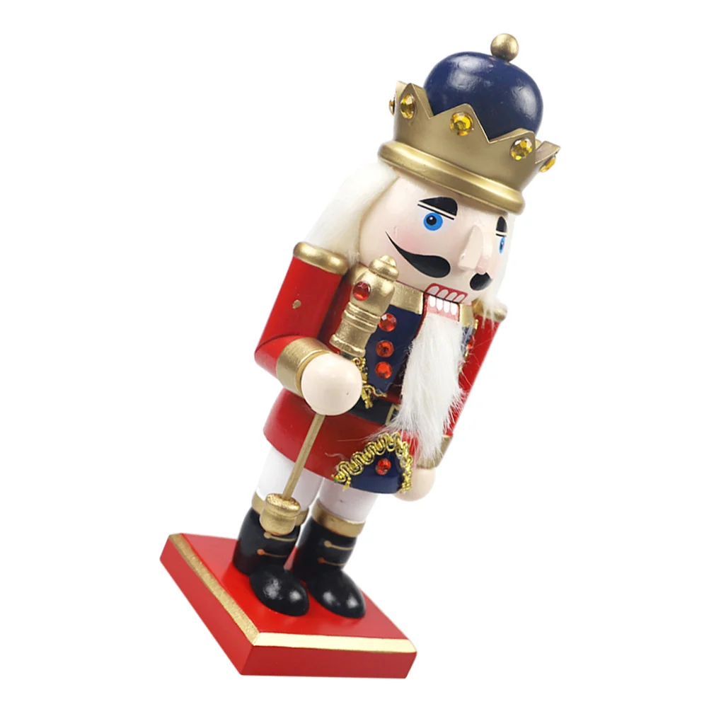 Wooden King Soldier Nutcracker Christmas Decor Sturdy Handcrafted Xmas Tabletop Ornament Classic Holiday Decoration
Wooden King Soldier Nutcracker Christmas Decor Sturdy Handcrafted Xmas Tabletop Ornament Classic Holiday Decoration