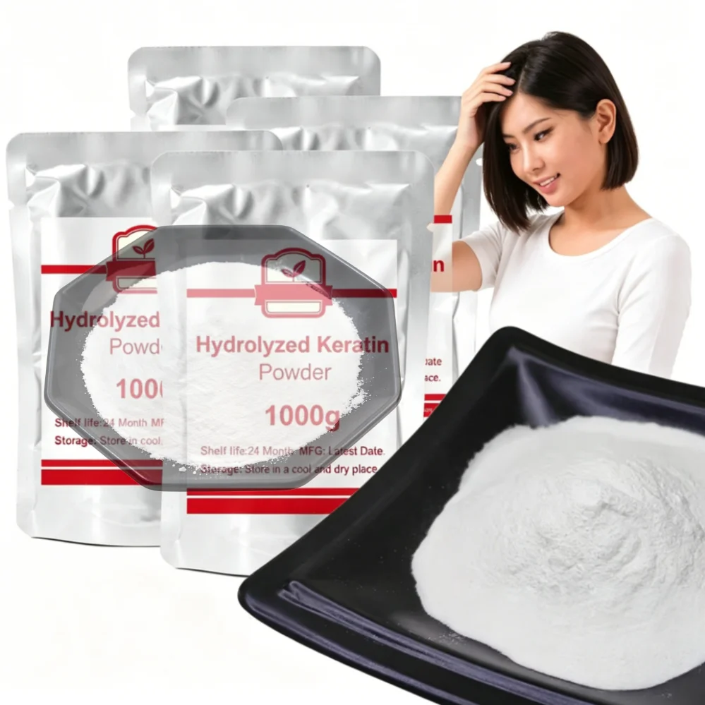 Cosmetic Raw Material Hydrolyzed Keratin Powder For Hair Care Moisturizing Repair
Cosmetic Raw Material Hydrolyzed Keratin Powder For Hair Care Moisturizing Repair