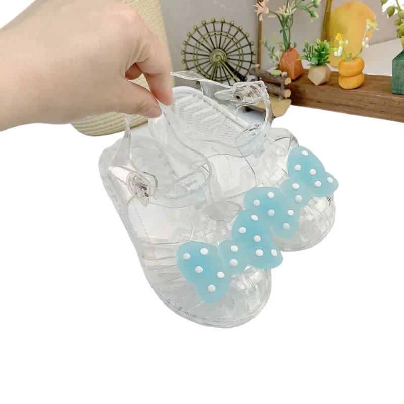 Daily Jelly Bow Soft Sole Baotou Glass Shoes Soft Lightweight Children's Shoes Non-slip Comfortable Girls' Sandals New Kid's
Daily Jelly Bow Soft Sole Baotou Glass Shoes Soft Lightweight Children's Shoes Non-slip Comfortable Girls' Sandals New Kid's
