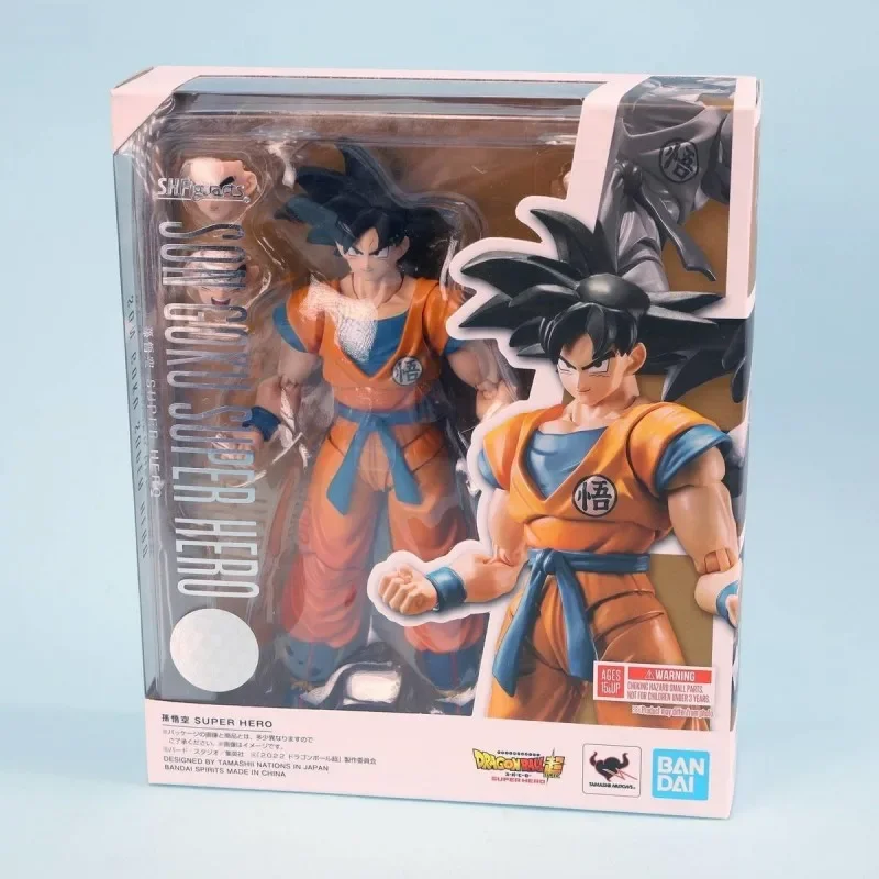 Bandai S.H.Figuarts SHF Son Goku Surper Hero Action Figure Dragon Ball 21st TV Version Anime Figure Joint Movable Doll Model Toy
Bandai S.H.Figuarts SHF Son Goku Surper Hero Action Figure Dragon Ball 21st TV Version Anime Figure Joint Movable Doll Model Toy