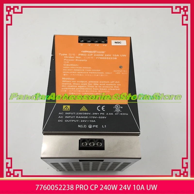 7760052238 PRO CP 240W 24V 10A UW Switching Power Supply High Quality Fully Tested Fast Ship
7760052238 PRO CP 240W 24V 10A UW Switching Power Supply High Quality Fully Tested Fast Ship