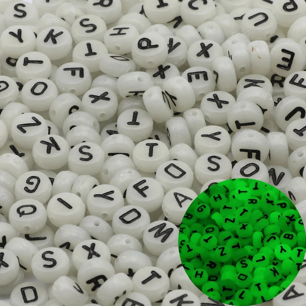 Wholesale 3000Pcs 7mm Luminous A-Z 26 Single Letter Acrylic Round Spacer Beads For Jewelry Handmade Diy Bracelet Necklace
Wholesale 3000Pcs 7mm Luminous A-Z 26 Single Letter Acrylic Round Spacer Beads For Jewelry Handmade Diy Bracelet Necklace