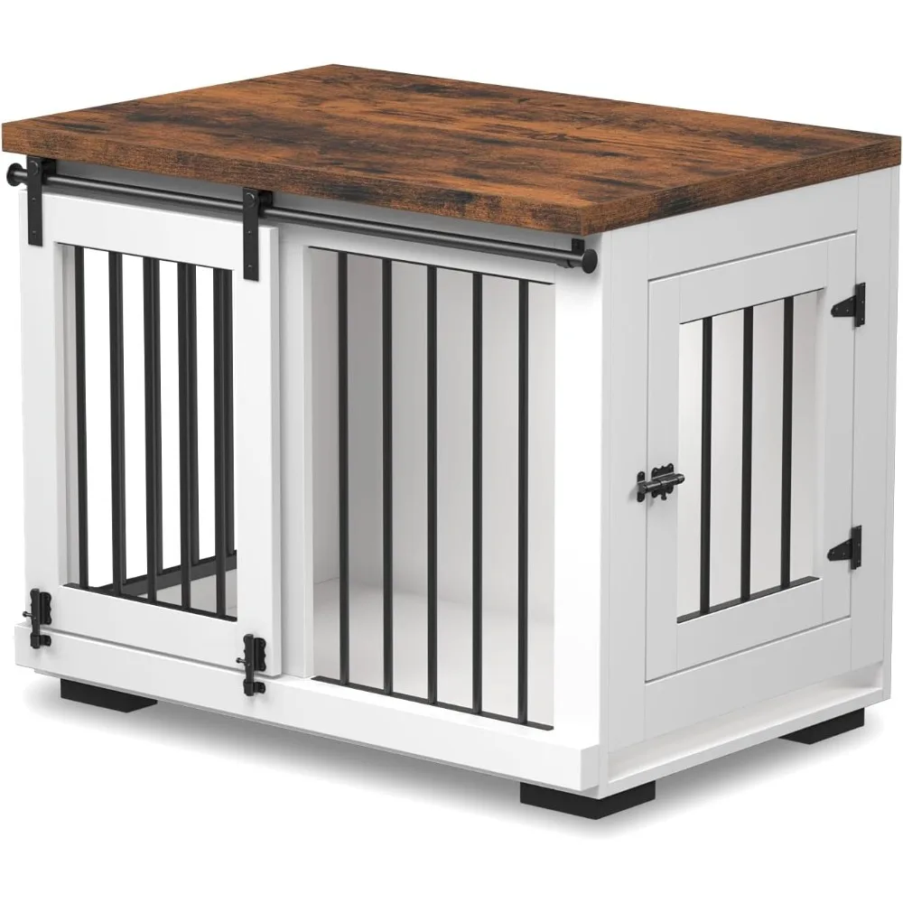 Dream Dog Crate Furniture Barn Door For Medium Dogs Up To 40 Lbs. - Puppy Kennel W/Thickened Farmhouse Top & Steel Bars - 30''
Dream Dog Crate Furniture Barn Door For Medium Dogs Up To 40 Lbs. - Puppy Kennel W/Thickened Farmhouse Top & Steel Bars - 30''