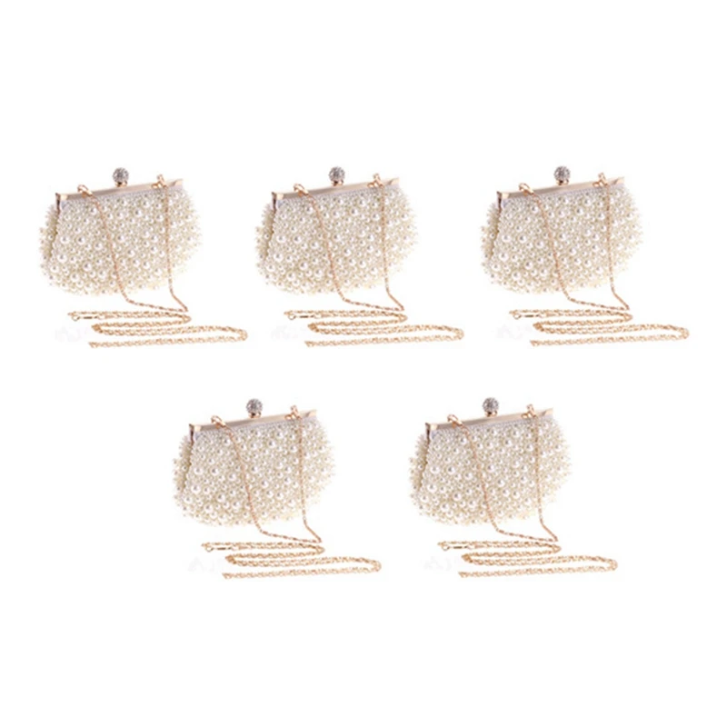 ASDS-5X Evening Wedding Clutch Handbag Pearl Bag Dress Dinner Bag Small Purse Bridesmaid Handbag White
ASDS-5X Evening Wedding Clutch Handbag Pearl Bag Dress Dinner Bag Small Purse Bridesmaid Handbag White