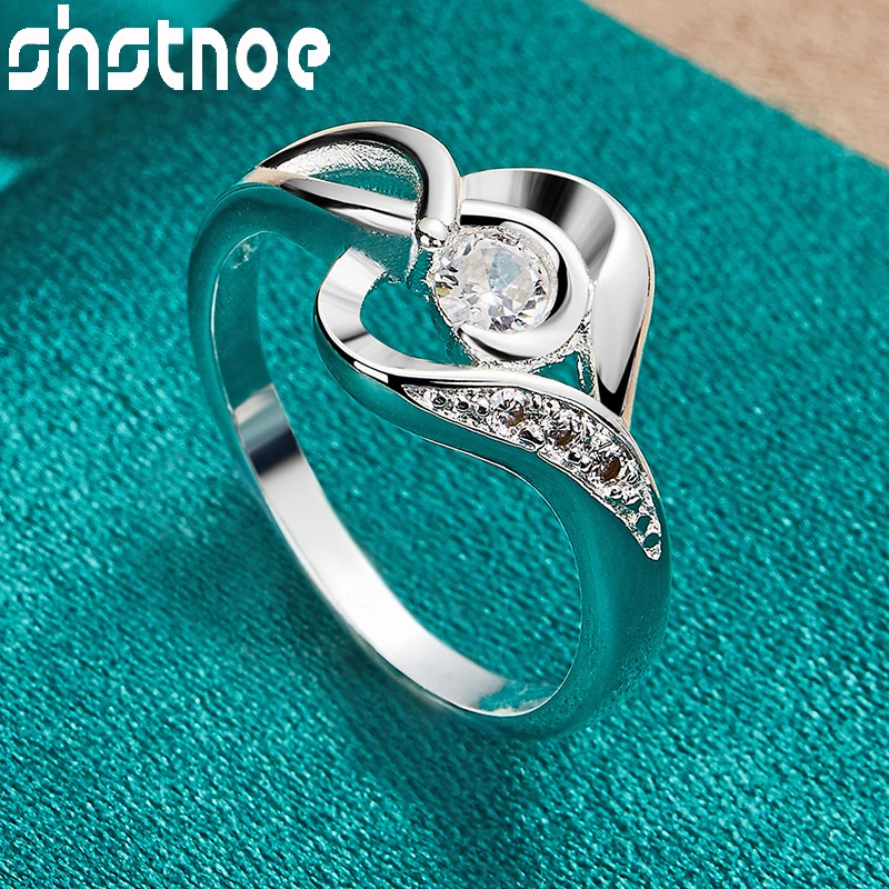 SHSTONE 925 Sterling Silver Classics Zircon Crystal Rings For Women Wedding Party Fashion Charm Fine Jewelry Lady Birthday Gifts
SHSTONE 925 Sterling Silver Classics Zircon Crystal Rings For Women Wedding Party Fashion Charm Fine Jewelry Lady Birthday Gifts