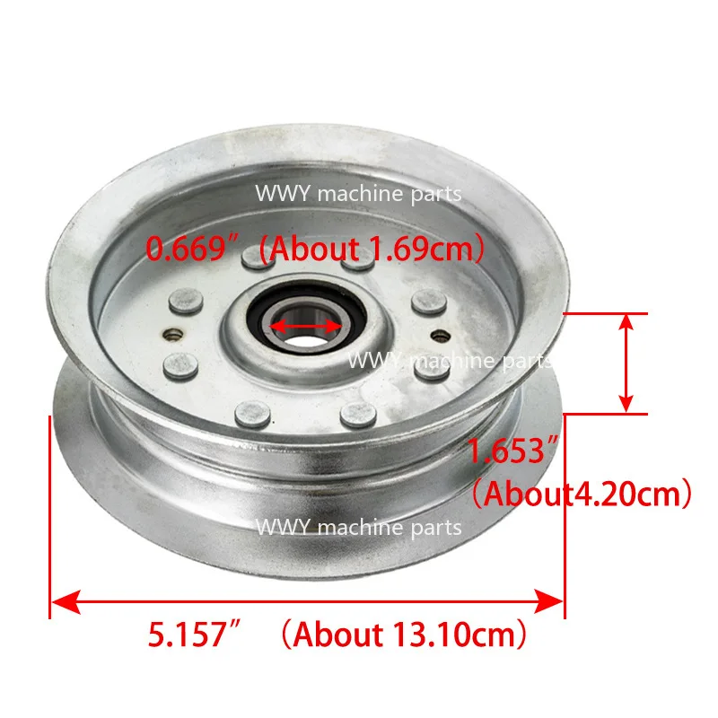 Газонокосилка с одним слотом, белый цинковый шкив для John Deere Sabre GY22082 1 шт.
Газонокосилка с одним слотом, белый цинковый шкив для John Deere Sabre GY22082 1 шт.