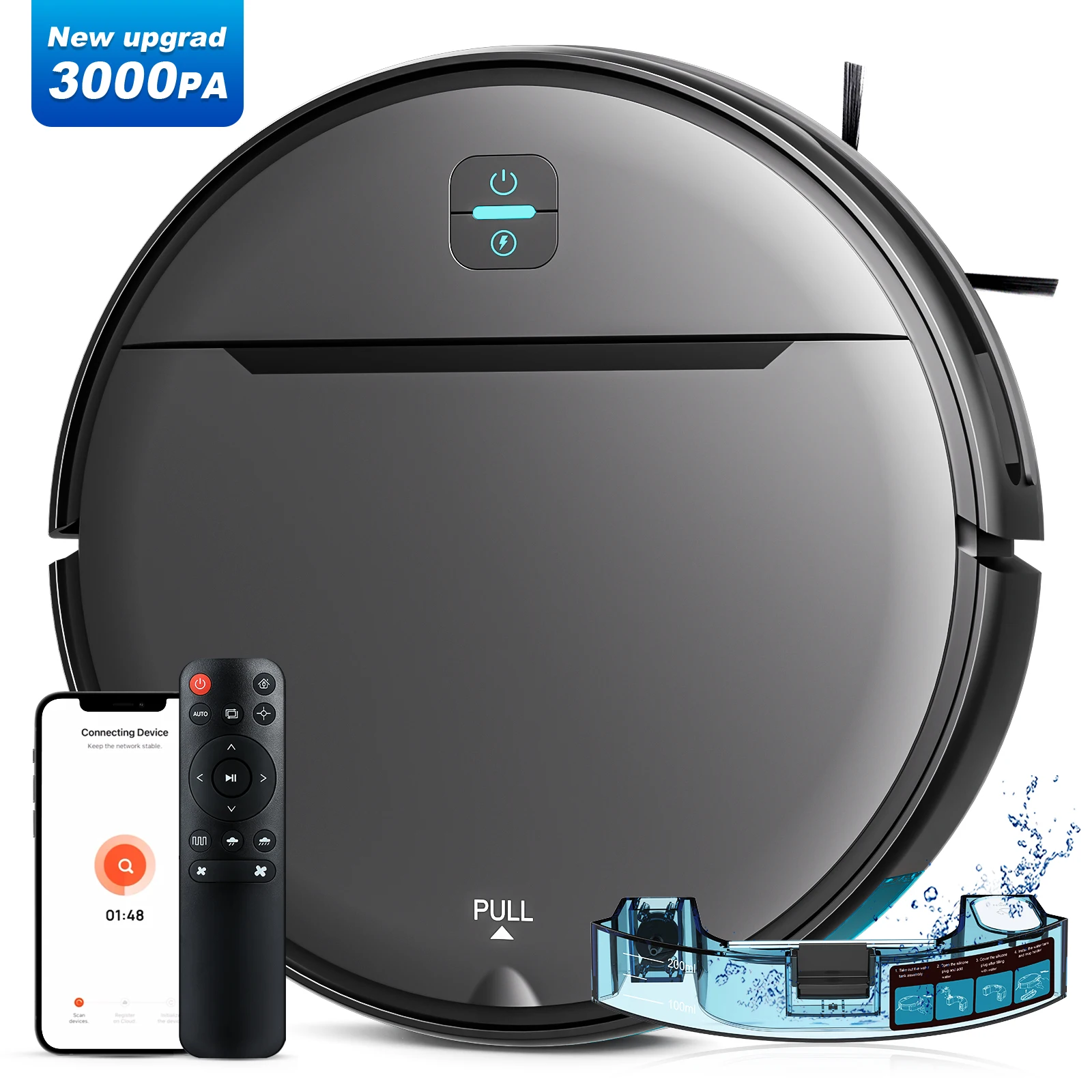 2026 New Model Wi-Fi Enabled Multifunctional Automatic Cleaning Mopping Vacuum Cleaner Wet and Dry Aspiradora Robot
2026 New Model Wi-Fi Enabled Multifunctional Automatic Cleaning Mopping Vacuum Cleaner Wet and Dry Aspiradora Robot