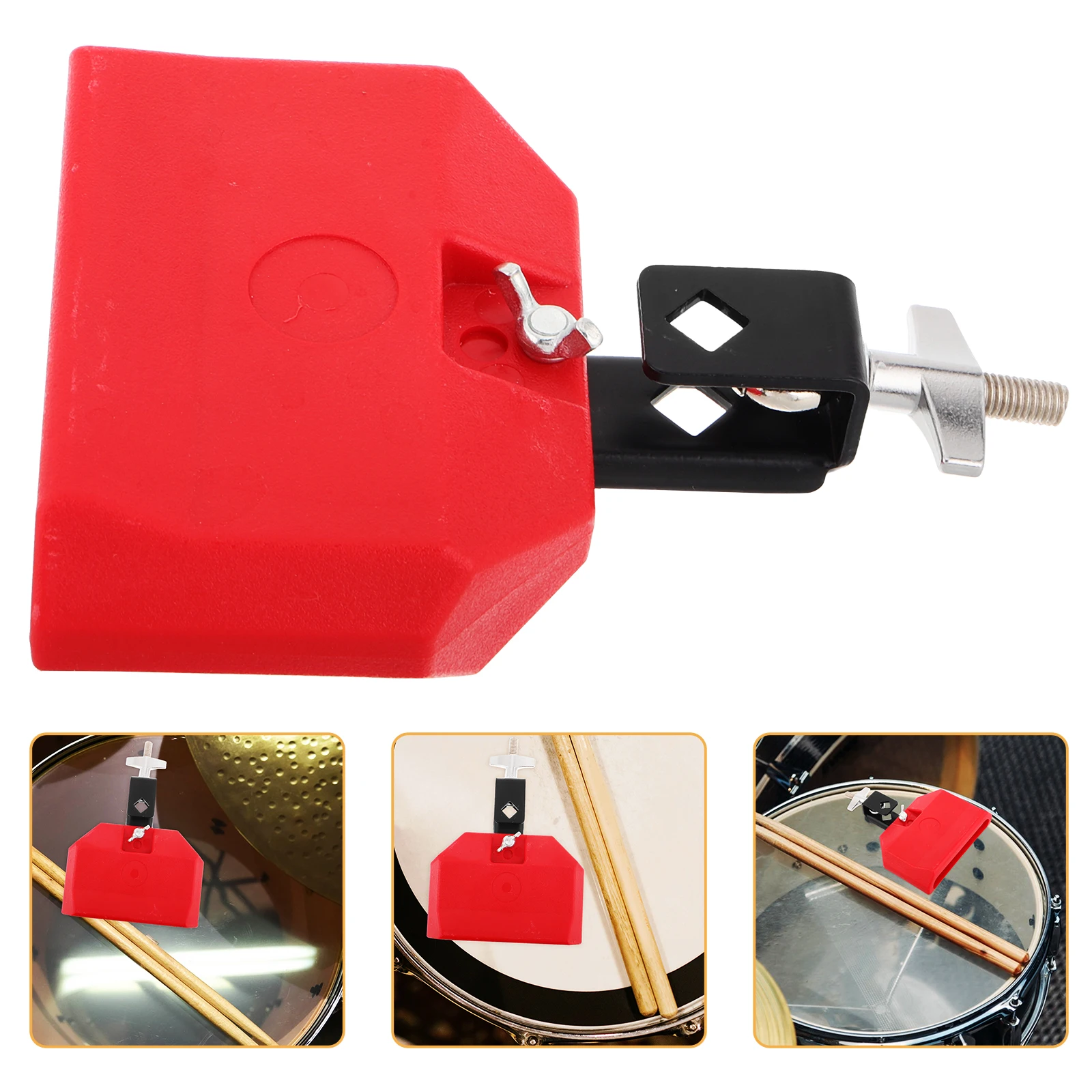 Portable Plastic Cowbell For Drum Set Accessories Durable Hand Percussion Instrument Unique Temple Block Design Kids Music
Portable Plastic Cowbell For Drum Set Accessories Durable Hand Percussion Instrument Unique Temple Block Design Kids Music