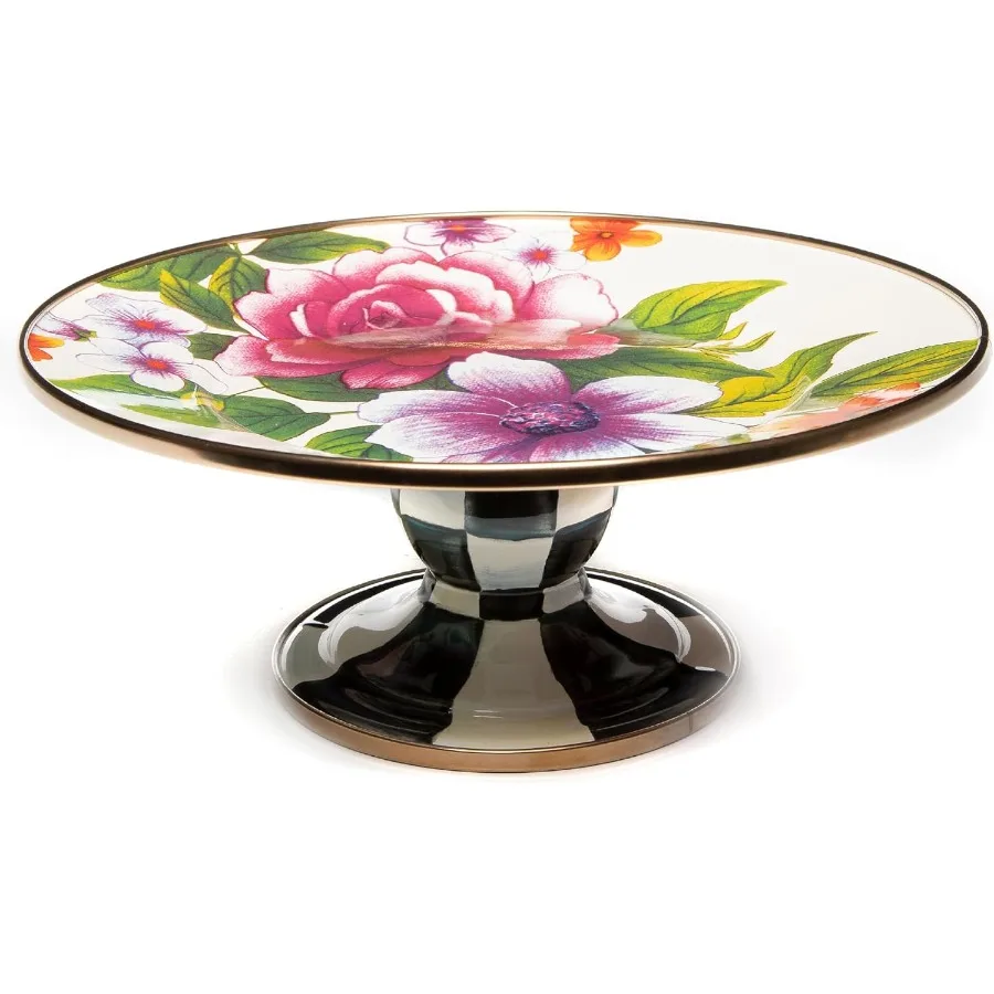 Эмалированное блюдо на пьедестале, круглая подставка для торта, мини-белый цветочный рынок
Эмалированное блюдо на пьедестале, круглая подставка для торта, мини-белый цветочный рынок