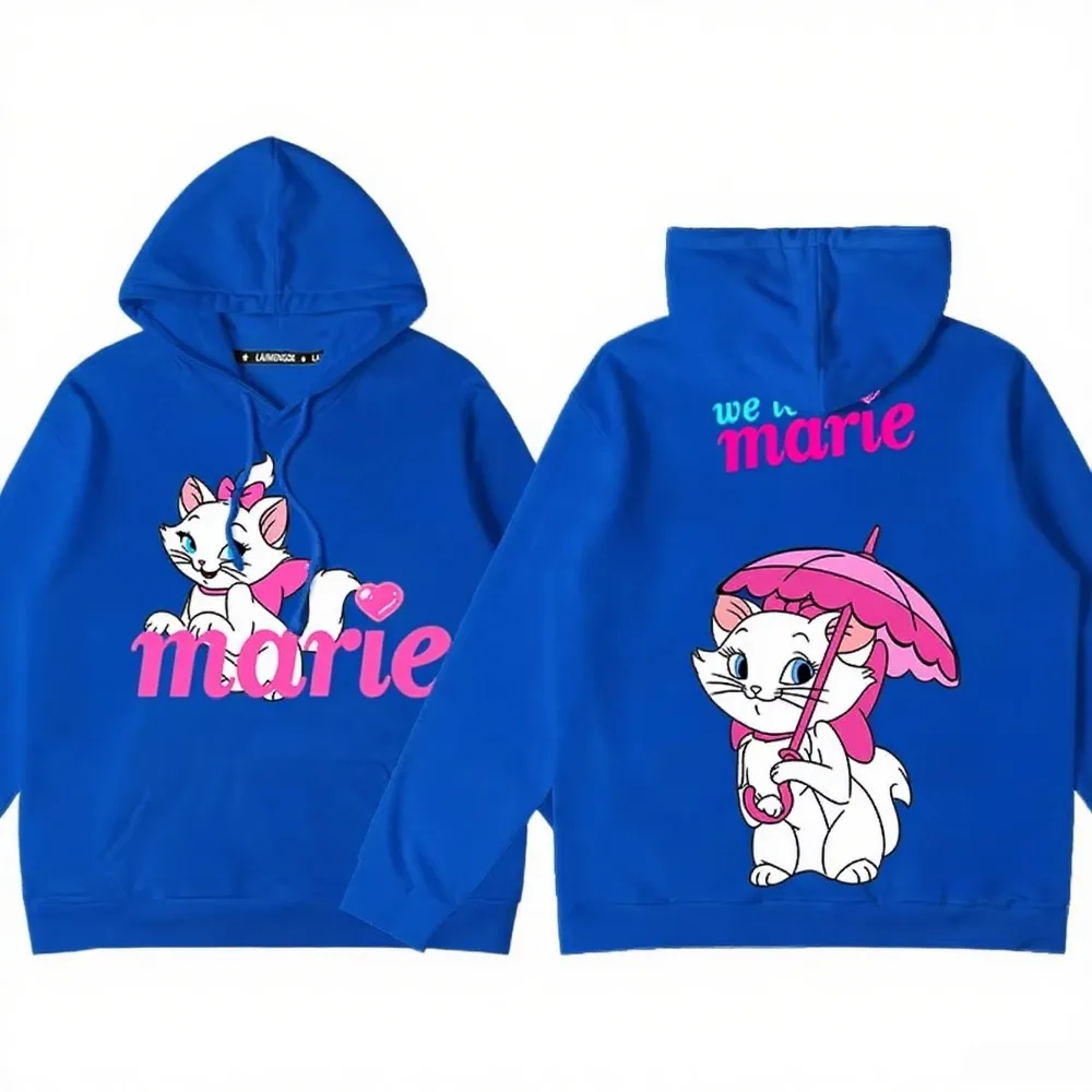 Disney Multi-color Hooded Sweater Parent-child Clothing Autumn and Winter Girls Cute Mary Cat Cartoon Comfortable and Loose
Disney Multi-color Hooded Sweater Parent-child Clothing Autumn and Winter Girls Cute Mary Cat Cartoon Comfortable and Loose