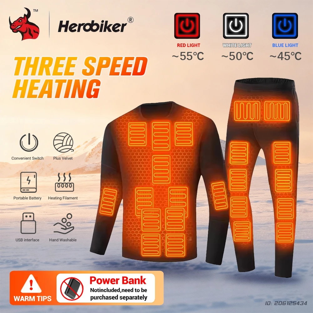 Комплект одежды с подогревом для мужчин и женщин, электрическое термобелье с питанием от USB, мотоциклетная куртка, лыжные штаны на зиму
Комплект одежды с подогревом для мужчин и женщин, электрическое термобелье с питанием от USB, мотоциклетная куртка, лыжные штаны на зиму
