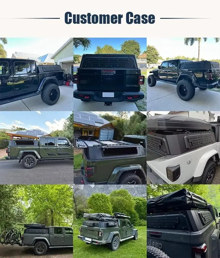 4WD Overland Ute Pickup Heavy Duty Waterproof Truck Cap Rear Camper Shell Bed Aluminum Sport Canopy for 2025 Gladiator
4WD Overland Ute Pickup Heavy Duty Waterproof Truck Cap Rear Camper Shell Bed Aluminum Sport Canopy for 2025 Gladiator