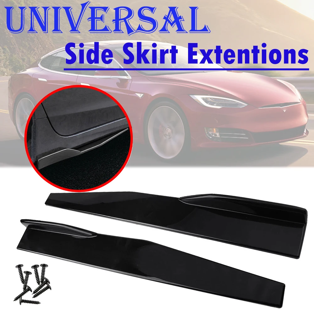 Universal Glossy Black Side Skirt Extention 74.5cm Rocker Splitter Winglet Wing Canard Diffuser For BMW Audi Honda Toyota Sedan
Universal Glossy Black Side Skirt Extention 74.5cm Rocker Splitter Winglet Wing Canard Diffuser For BMW Audi Honda Toyota Sedan