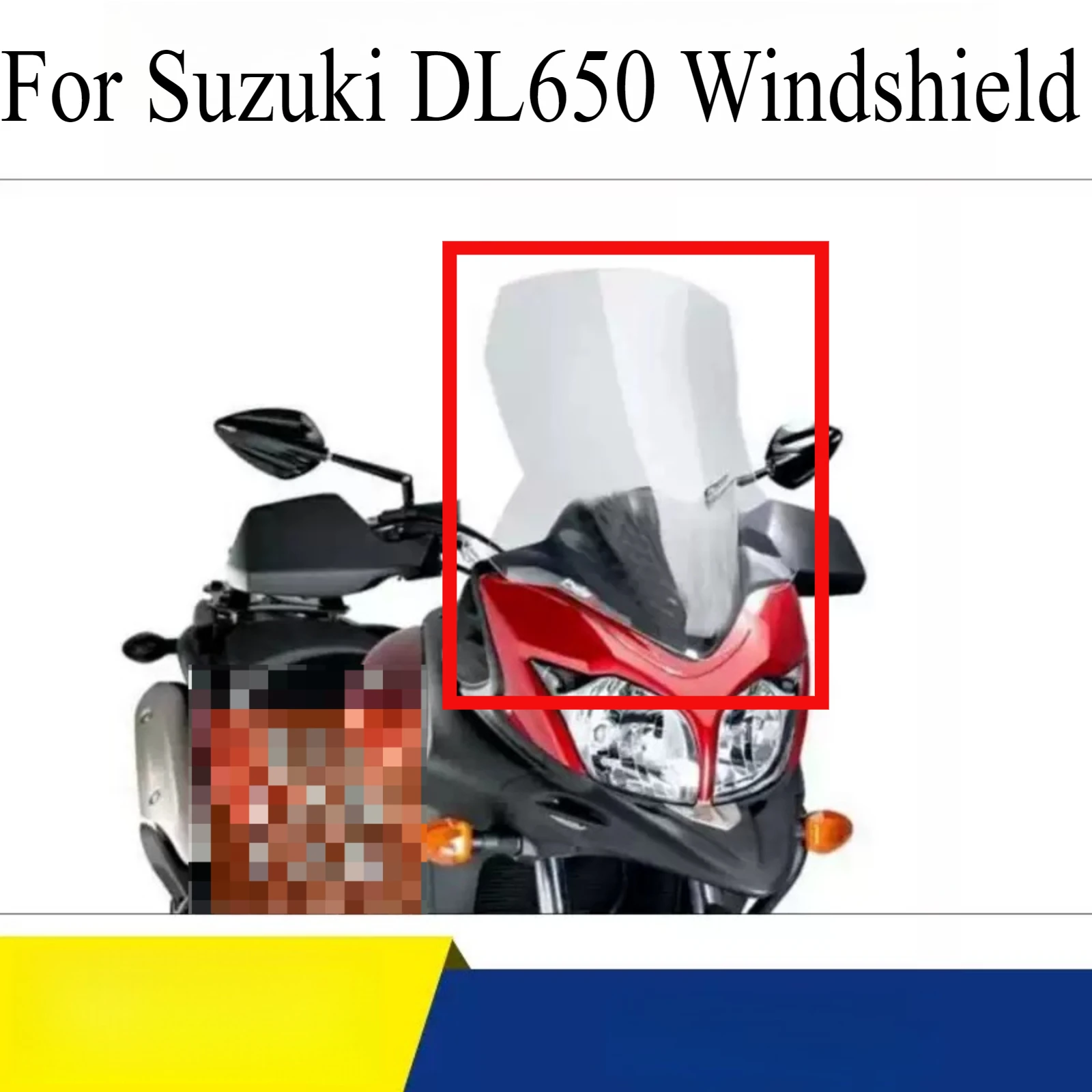 For Suzuki DL650 Motorcycle Modified Windshield Wind Deflector Heightened Windshield Durable Front Glass Accessories Parts
For Suzuki DL650 Motorcycle Modified Windshield Wind Deflector Heightened Windshield Durable Front Glass Accessories Parts