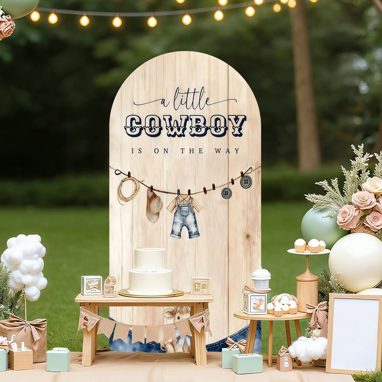 Mehofond Custom A Little cowboy Is on The Way First Rodeo Kids Birthday Party Baby Shower Cover Arch Background Decor Backdrop
Mehofond Custom A Little cowboy Is on The Way First Rodeo Kids Birthday Party Baby Shower Cover Arch Background Decor Backdrop