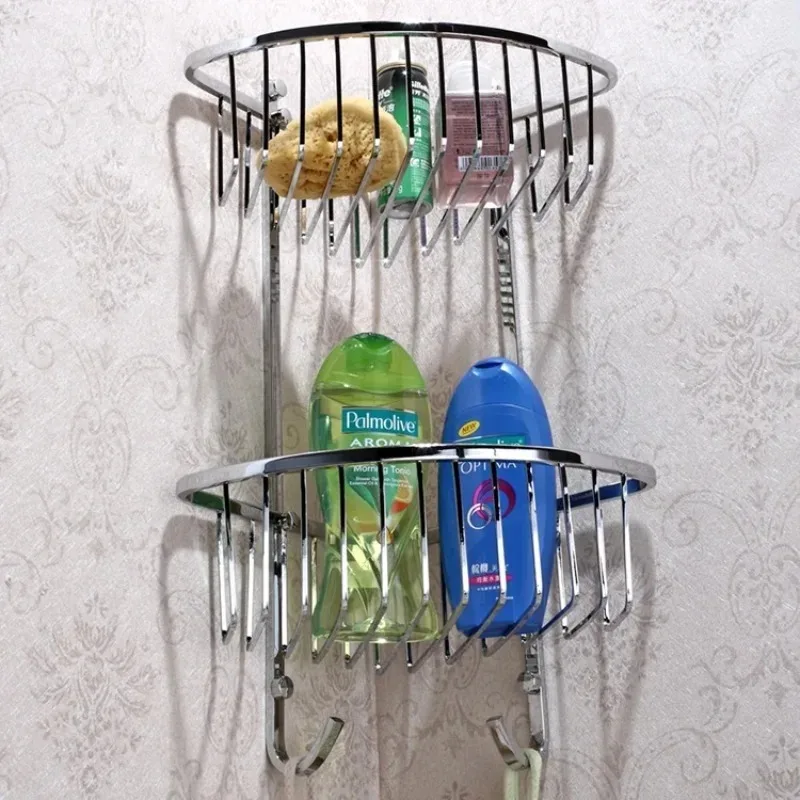 Wall Mounted Stainless Steel Bathroom Corner Shower Towel Rack Shelf
Wall Mounted Stainless Steel Bathroom Corner Shower Towel Rack Shelf