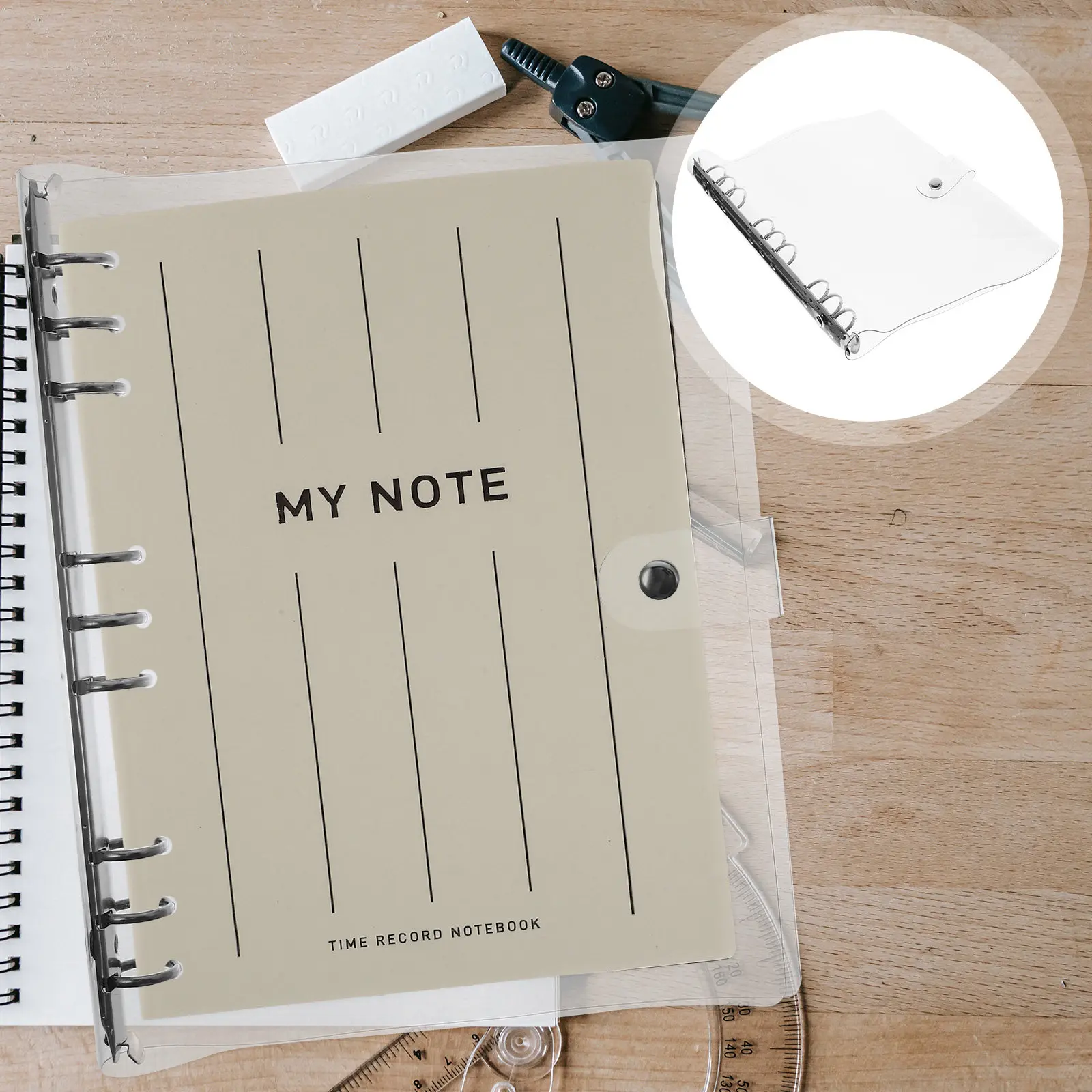 Premium B5 Transparent Plastic Binder Shell 9 Hole Loose-Leaf Notebook Cover for Students Teachers Office Workers Journaling
Premium B5 Transparent Plastic Binder Shell 9 Hole Loose-Leaf Notebook Cover for Students Teachers Office Workers Journaling