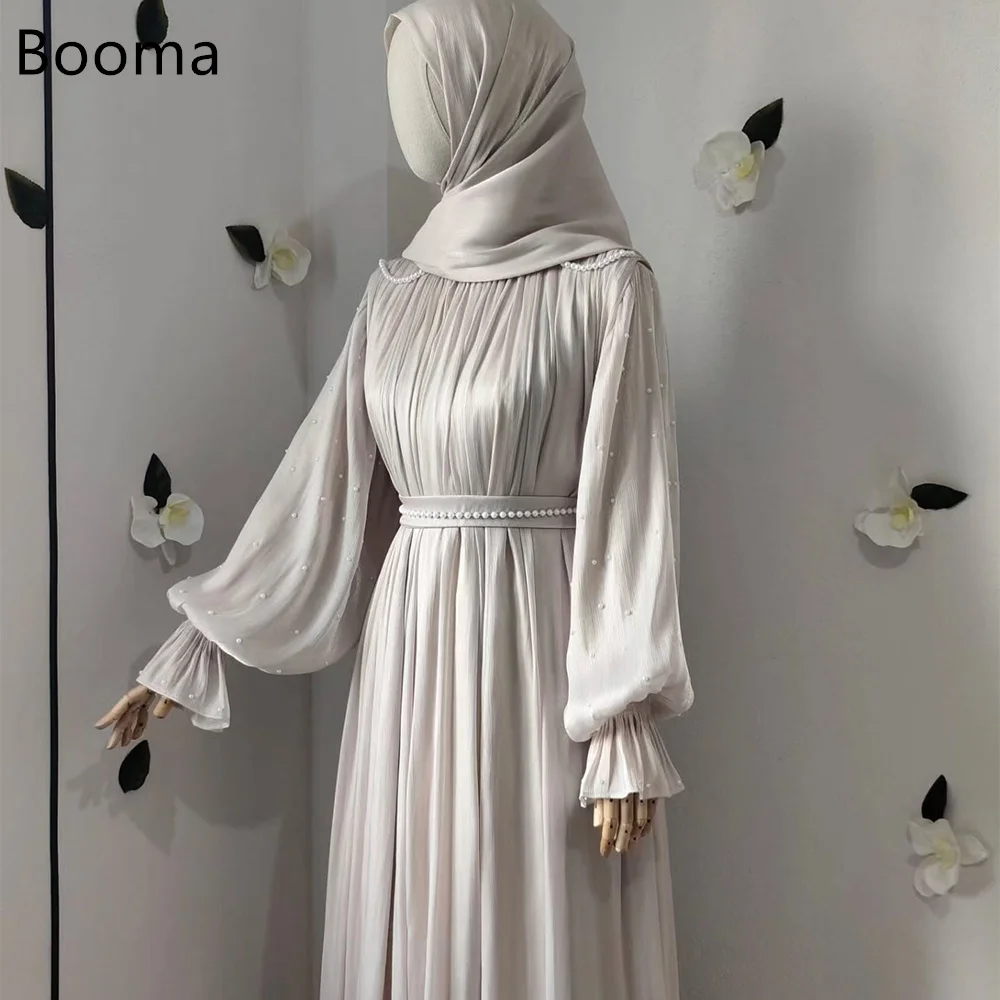 Booma Shiny A-Line O-Neck Pearls Pleat Long Sleeve Dresses Formal Party Gowns for Women Simple Prom Gown Customize 2025
Booma Shiny A-Line O-Neck Pearls Pleat Long Sleeve Dresses Formal Party Gowns for Women Simple Prom Gown Customize 2025